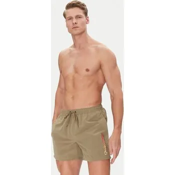 Pánské plavky Quiksilver Plavecké šortky Spl Fineline Volley 15 EQYJV04141 Khaki Regular Fit XL