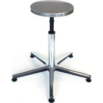 Taburet Taburetka pro lékaře s hliníkovou základnou (Zdravotnický nábytek)