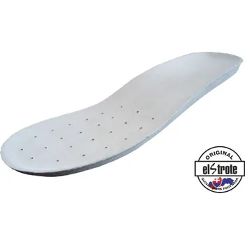 Dámská zdravotní obuv Vyměnitelná dámská kožená stélka HEALTHY - šedá (Zdravotní obuv)