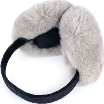 Zimní čelenka Plyšové klapky na uši Rabbit Béžové Artofpolo FAcz19410ss02