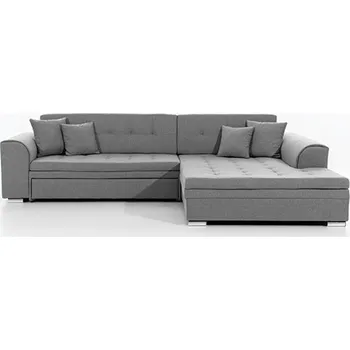 Sedací souprava Rohová rozkládací sedací souprava SORENTO 296 cm Inari 91 šedá pravá
