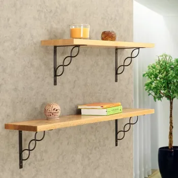 police Indický nábytek - Police na zeď s konzolí Luna MANGO 150 cm