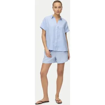 Dámské kraťasy Vero Moda Šortky z materiálu Melaney 10325868 Modrá Loose Fit S