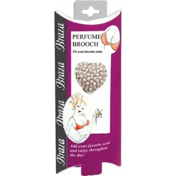 Brož Braza - PERFUME BROOCH ”PUFFED HEART”, brož na podprsenku (5801-26)