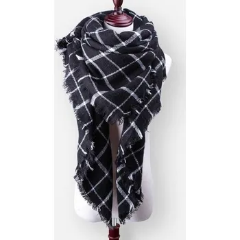 Šála Blanket Dámský šátek Černá 210 cm Cixi F3264-B43