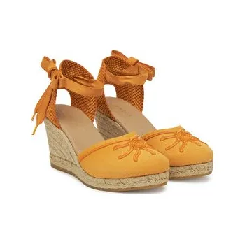 Dámské baleríny Espadrilky Genuins Vela Sunset G106494 Oranžová 36