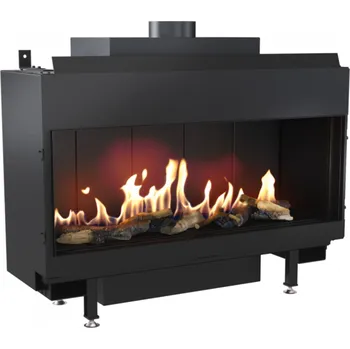 Krbová vložka KRATKI Plynový krb LEO/100/G31/37MBAR