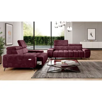 Sedací souprava Sedací souprava PALLADIO 3+2 s elektrickým výsuvem