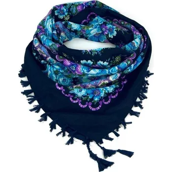 Šála ArtOfPolo Lidová Folk šála 100cm Granátová Artofpolo 97k-cube