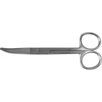 Nůžky zahnuté, hrotnato-tupé 15 cm (Chirurgické nástroje)