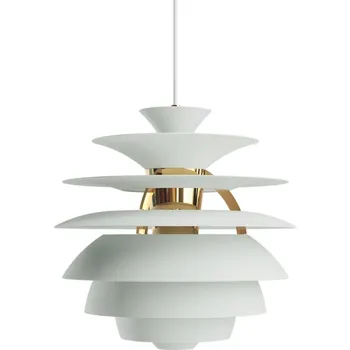 Závěsné svítidlo PH Snowball "Dusty Green / Brass" Louis Poulsen