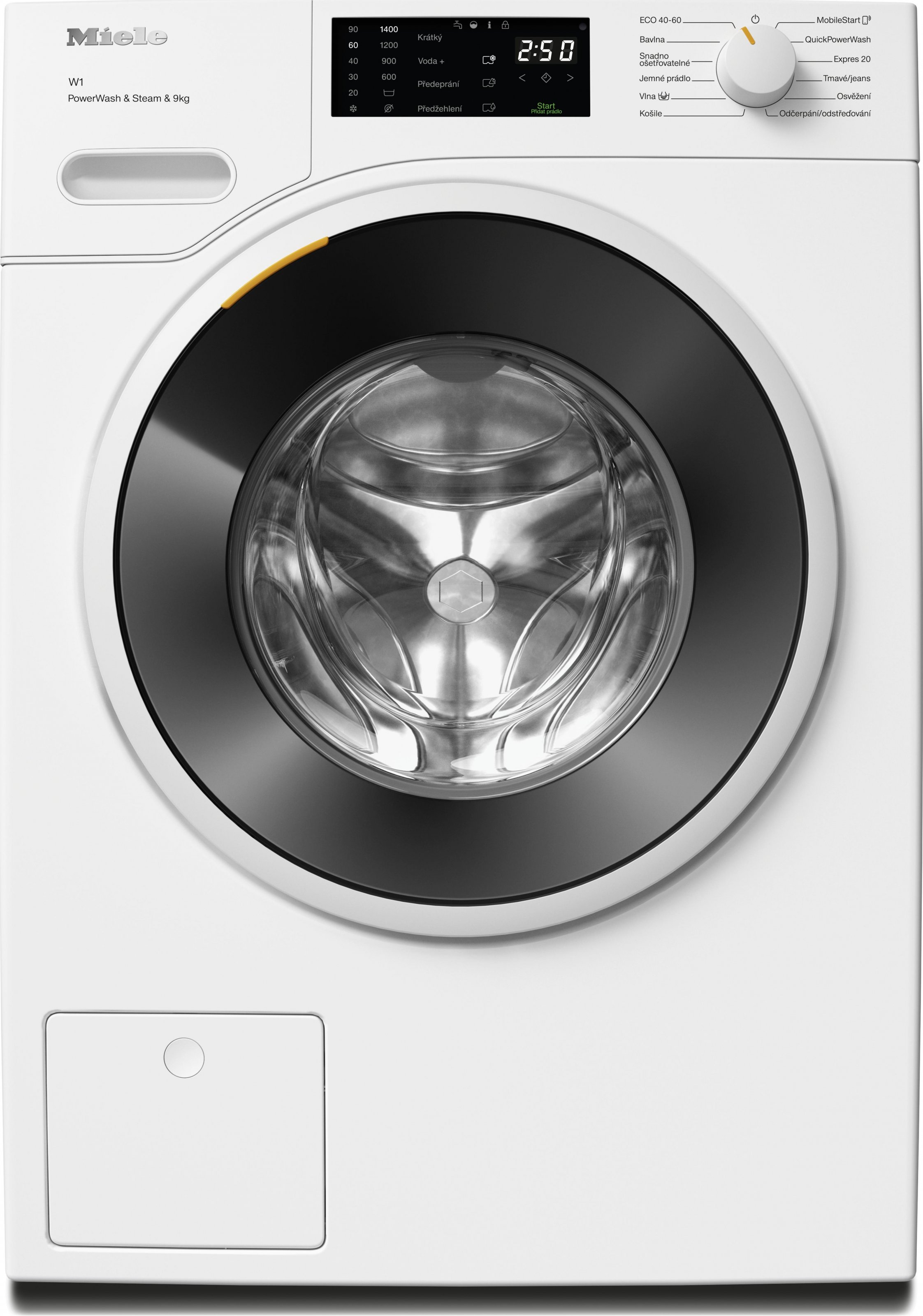 Miele WWD380 WCS PWash&Steam&9kg Prodloužená záruka: 25letá záruka na motor