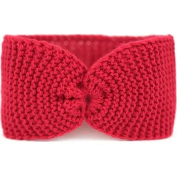 Zimní čelenka Dámská pletená čelenka Paola Classic Červená Artofpolo FAcz20820ss03