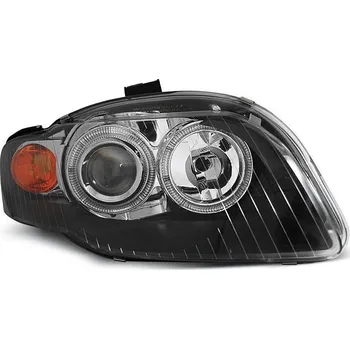 Přední světlomet Přední světla angel eyes Audi A4 B7 04-08 černé