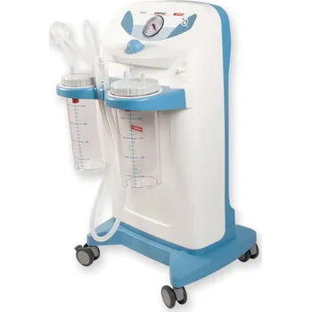 Odsávačka hlenu Chirurgická odsávačka 2 x 2 l nádoba s nožným ovládačom (Chirurgické odsávačky)