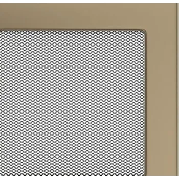 KRATKI 110 x 240 zlatá krbová mřížka