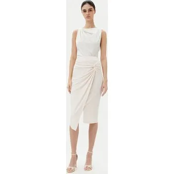 Dámská sukně Rinascimento Midi sukně CFC0123489003 Béžová Regular Fit M