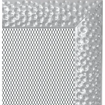KRATKI 220 x 300 niklovaná VENUS krbová mřížka