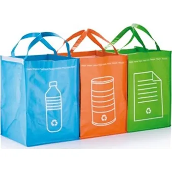 Odpadkový koš Koš na tříděný odpad, 3 dílný (Domácnosť)