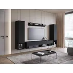 Obývací stěna WIKEZ II - Černý grafit