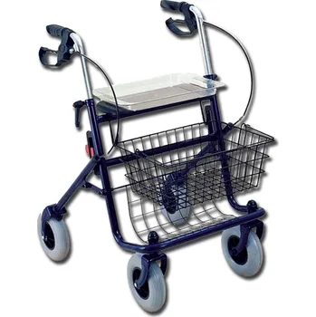 Chodítko pro seniory Chodítko 4-kolové se sedačkou a košíkem (Chodítka)