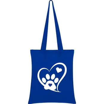 Nákupní taška Nákupní taška s potiskem SRDCE Červená