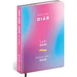 18měsíční školní diář - Růžový 2025/2026