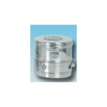 Kulatý sterilizační buben 140 x 140 mm (Nerezové kazety )