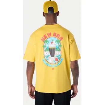 New Era T-Shirt 60596304 Žlutá Regular Fit M