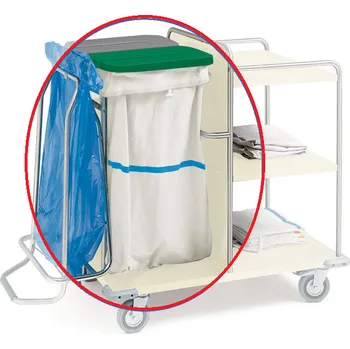 Koš na prádlo Náhradní pytel s modrým proužkem k vozíkem na prádlo (Lekársky nábytok)