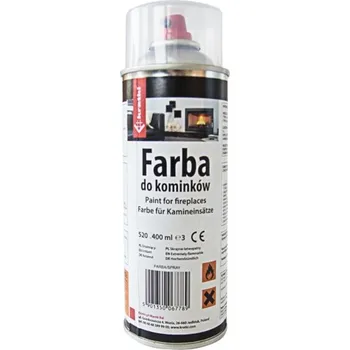 KRATKI Žáruvzdorná barva černá spray 600°C