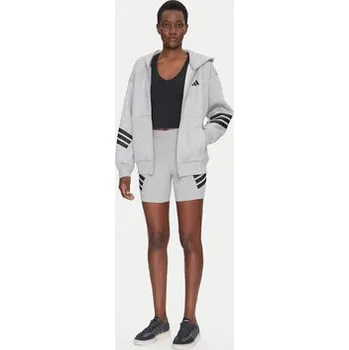 Dámské kraťasy adidas Cyklistické šortky Future Icons 3-Stripes JE0165 Šedá Slim Fit XS