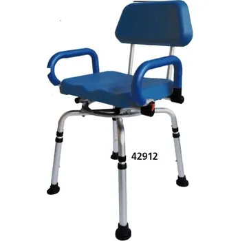 Lékařský nábytek Otočná židle do sprchy - zatížení 136 kg (Sprchové potreby)