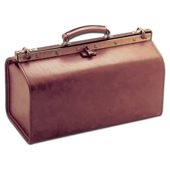 Lékařská taška "POLUS SKAY", kožená: koňaková (Taška pro lékaře)