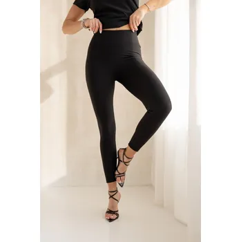 Dámské legíny Dámské legíny s vysokým pasem Clara 352 Paulo Connerti proužek černé XL