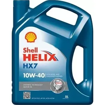 Motorový olej SHELL HELIX HX7 5W40, 5 l