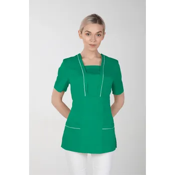 Dámská halenka Dámská barevná zdravotnická halenka M-054, zelená (Zdravotnické oblečení)