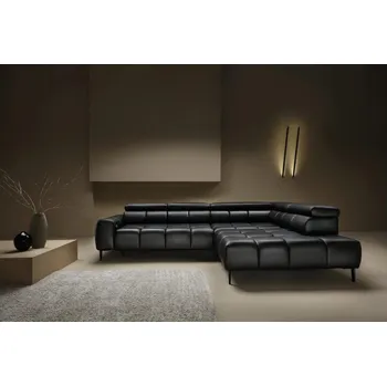 Sedací souprava Kožená sedací souprava PLAZA L s elektrickým výsuvem