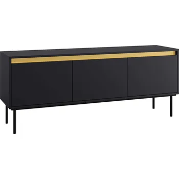 Televizní stolek TV stolek GLLANE 3D - Černá