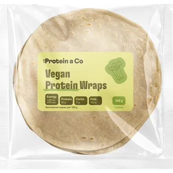 Protein ProteinaCo Veganské wrapy 6x40 g
