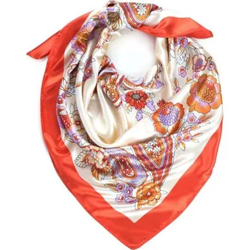 Šála Dámský šátek s ornamenty Flores Orange Artofpolo Fsz20336ss02