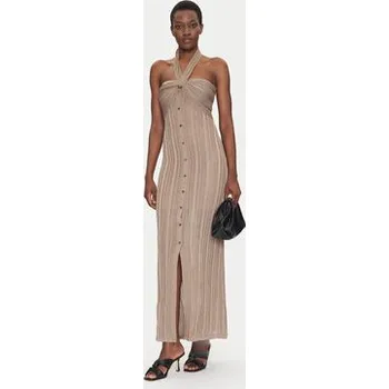 Dámské šaty Marciano Guess Úpletové šaty 5GGK48 5811Z Béžová Slim Fit 44