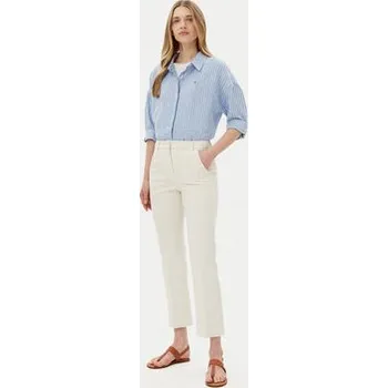 Pánské oblečení Tommy Hilfiger Košile WW0WW46169 Modrá Loose Fit 34