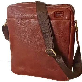 Sendi Design V-803 pánská kožená crossbody taška tan