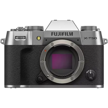 Kompakt s výměnným objektivem FUJIFILM X-T50 tělo stříbrné + fólie ClearPlex ROZBALENO