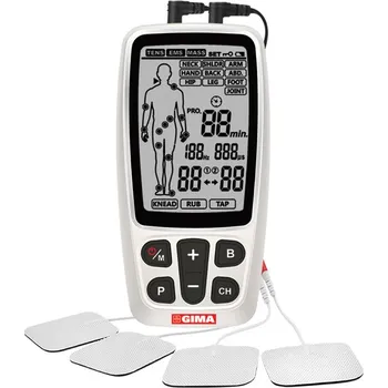 Elektroterapie GIMA TENS/EMS - 2 kanály - 60 programů (Elektrostimulace)