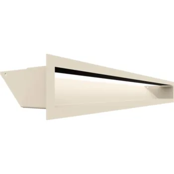 KRATKI 90 x 800 Luft krémová krbová mřížka