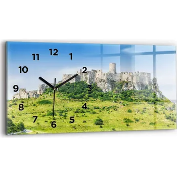 Hodiny Nástěnné hodiny Wallfluent bílé 60 cm