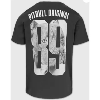 PitBull West Coast -triko EIGHTY NINE DOG 170 grafitové Barva: šedá, Vel: 2XL