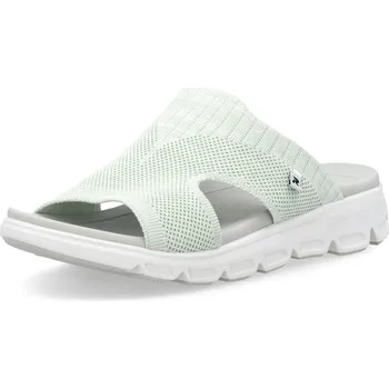 Dámské pantofle DÁMSKÉ PANTOFLE RIEKER V8451-53 ZELENÁ Barva: Zelená, Velikost: 37